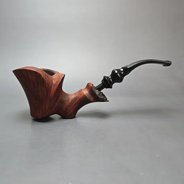 Preben Holm Fancy Matt C5 XL Smooth Freehand Estate Briar Pipe, Unsmoked - Image 10