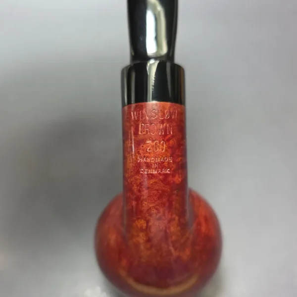Poul Winslow Crown 200 Smooth Apple Estate Briar Pipe, Unsmoked - Image 9