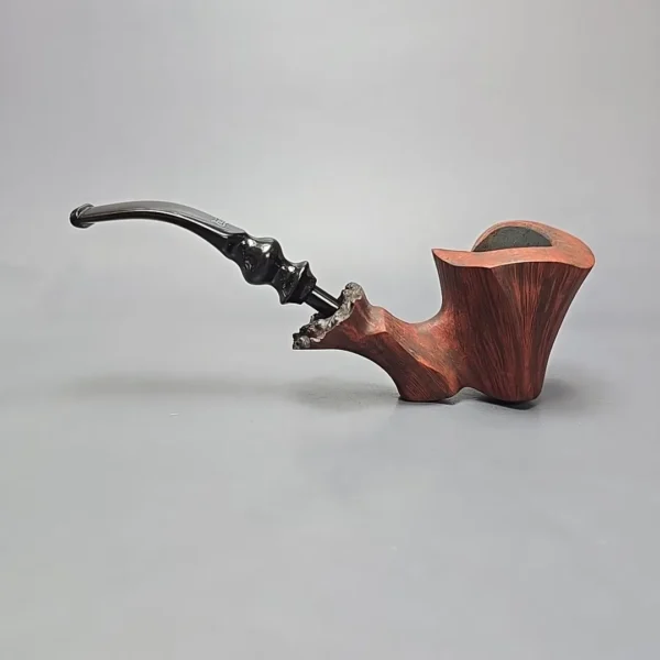 Preben Holm Fancy Matt C5 XL Smooth Freehand Estate Briar Pipe, Unsmoked - Image 12