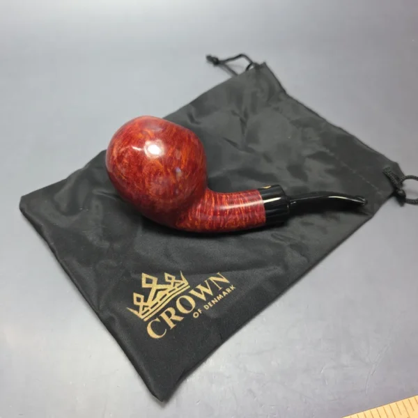 Poul Winslow Crown 200 Smooth Apple Estate Briar Pipe, Unsmoked - Image 12