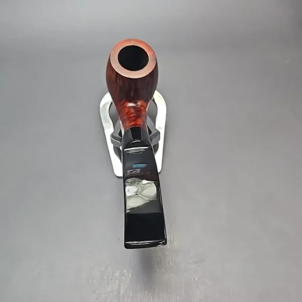 Calibano (Mastro de Paja) 107 S C3 Smooth Bent Billiard Estate Briar Pipe, Unsmoked - Image 11