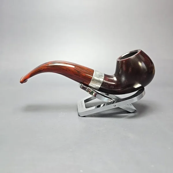 Peterson Irish Harp 03 Smooth Apple w/ Silver Briar Pipe, New - Image 4