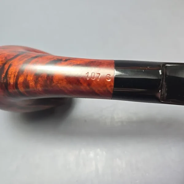 Calibano (Mastro de Paja) 107 S C3 Smooth Bent Billiard Estate Briar Pipe, Unsmoked - Image 4