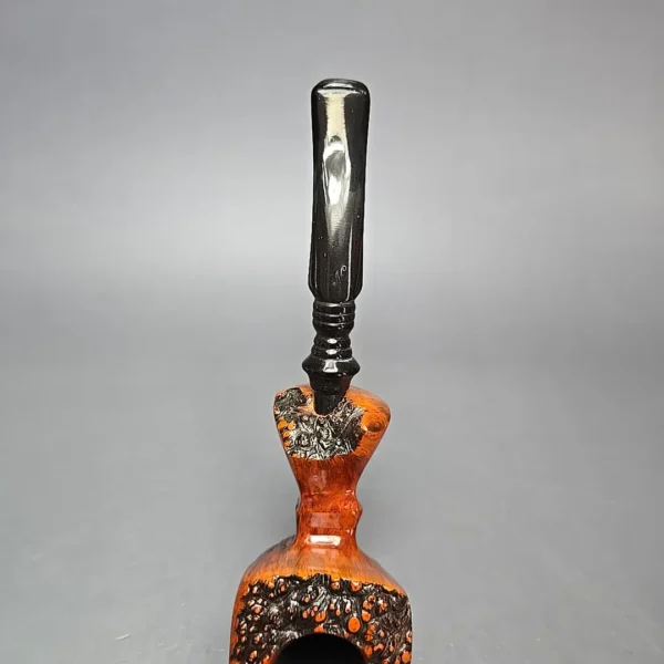 Nording FS Partially Rusticated Freehand Sitter Estate Briar Pipe, Danish Estates - Image 7