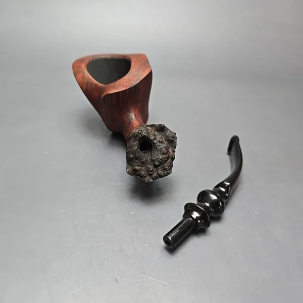 Preben Holm Fancy Matt C5 XL Smooth Freehand Estate Briar Pipe, Unsmoked - Image 4