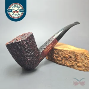 James Upshall Empire Series Acclaim Pocket Magnum Rusticated Dublin Estate Briar Pipe, Unsmoked