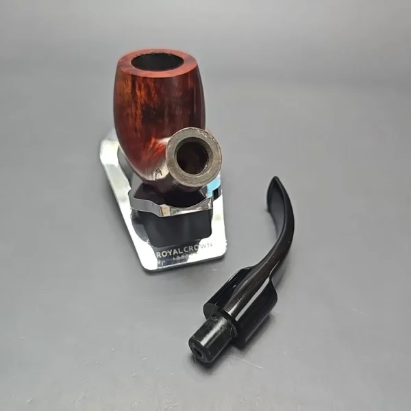 Calibano (Mastro de Paja) 107 S C3 Smooth Bent Billiard Estate Briar Pipe, Unsmoked - Image 3