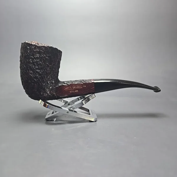 James Upshall Empire Series Acclaim Pocket Magnum Rusticated Dublin Estate Briar Pipe, Unsmoked - Image 10