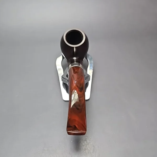 Peterson Irish Harp 03 Smooth Apple w/ Silver Briar Pipe, New - Image 5