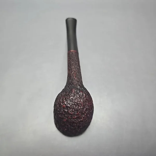 James Upshall Empire Series Acclaim Pocket Magnum Rusticated Dublin Estate Briar Pipe, Unsmoked - Image 9