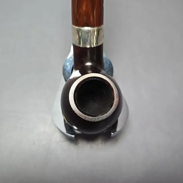 Peterson Irish Harp 03 Smooth Apple w/ Silver Briar Pipe, New - Image 6