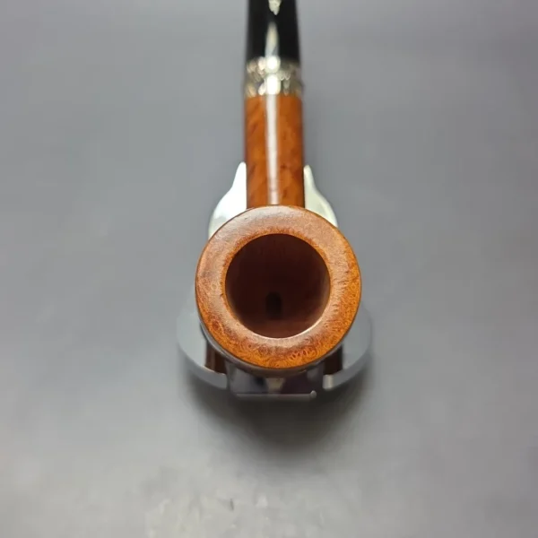 Rinaldo Triade YYY (2) Smooth Billiard w/ Silver Estate Briar Pipe, Unsmoked - Image 8