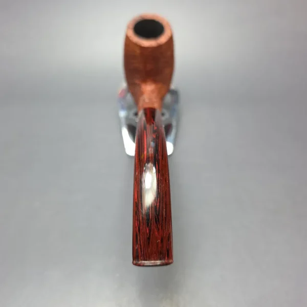 Pipe Tristan Magnum Contrast Sandblasted LC Bent Billiard Handmade Briar Pipe, New - Image 5