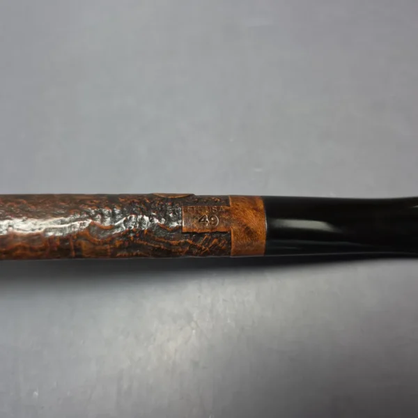 S&R Woodcrafters 49 XL Partially Sandblasted Canadian Estate Briar Pipe, American Estates - Image 8