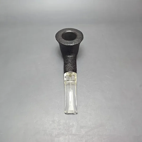 GBD Pre-1980s Prehistoric Conquest 9645 Sandblasted Dublin w/ Perspex Estate Briar Pipe, Unsmoked - Image 5