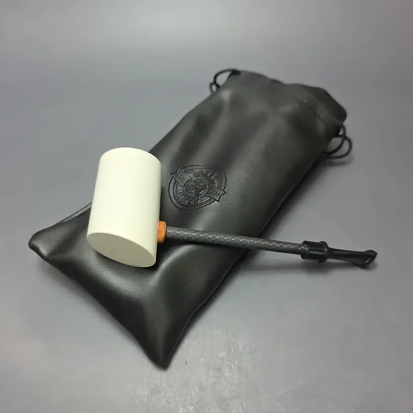 MBSD Meerschaum Deluxe Smooth Poker Block Meerschaum Pipe, New - Image 9