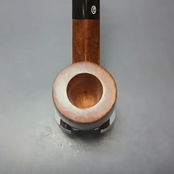 James Upshall P Grade EXL Smooth "89" Diamond Shank Bent Pot Estate Briar Pipe, Unsmoked - Image 7