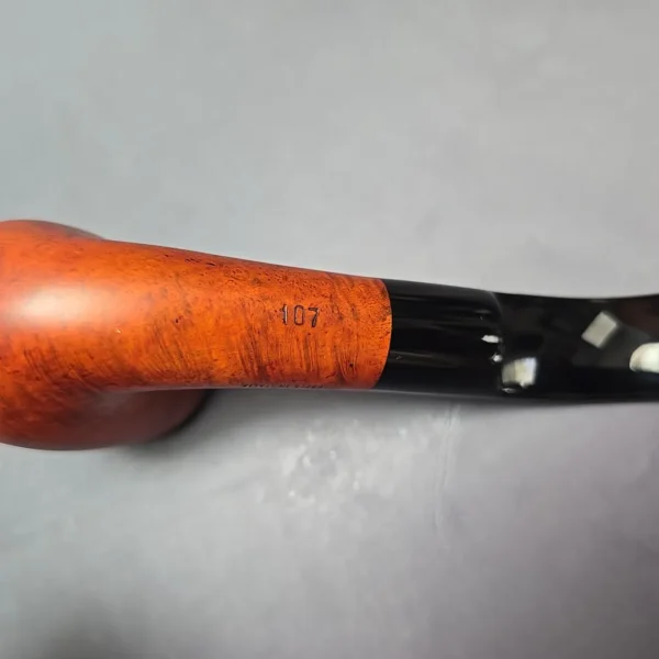 Calibano (Mastro de Paja) 107 C2 Smooth Bent Billiard Estate Briar Pipe, Unsmoked - Image 10