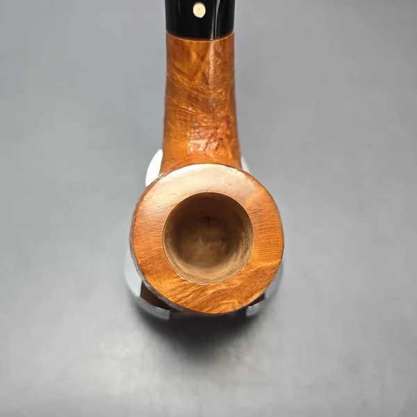 Luciano 2010 31 T Partially Sandblasted Bent Billiard Estate Briar Pipe, Unsmoked - Image 6