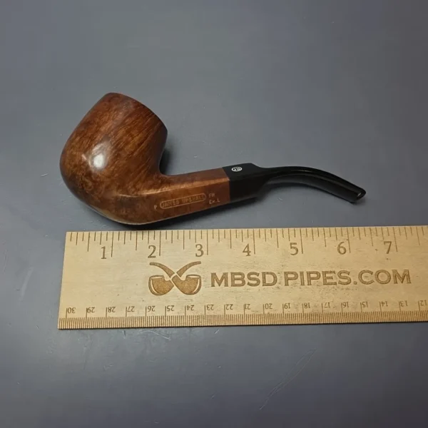 James Upshall P Grade EXL Smooth "89" Diamond Shank Bent Pot Estate Briar Pipe, Unsmoked - Image 10