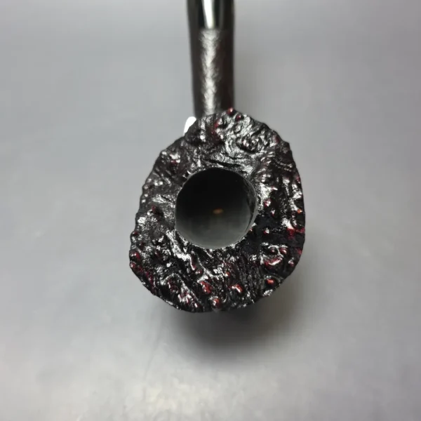 Stanwell Pre-2010 Chess Rook Sandblasted Freehand Estate Briar Pipe, Unsmoked, 9mm - Image 6