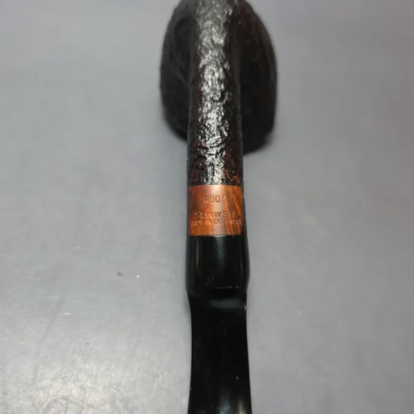 Stanwell Pre-2010 Chess Rook Sandblasted Freehand Estate Briar Pipe, Unsmoked, 9mm - Image 7