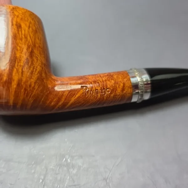 Rinaldo Triade YYY (2) Smooth Billiard w/ Silver Estate Briar Pipe, Unsmoked - Image 10