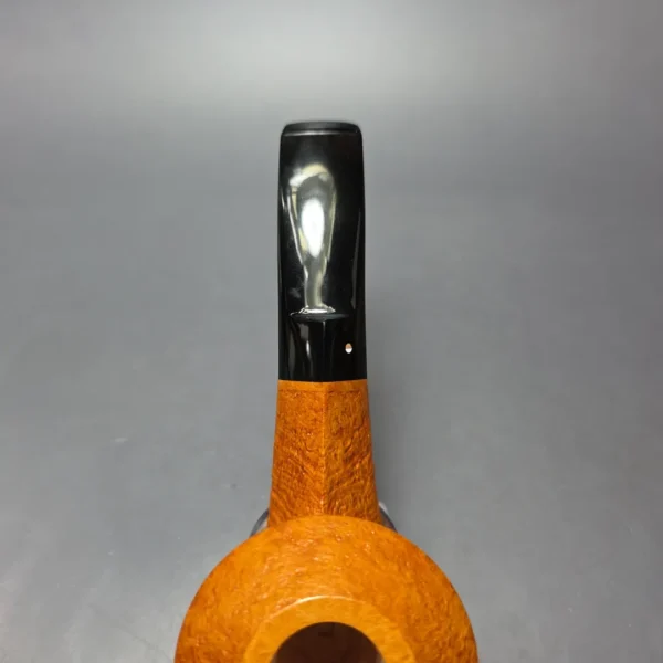 Graziano Tendi Tan Sandblasted Bulldog Handmade Briar Pipe, New - Image 8