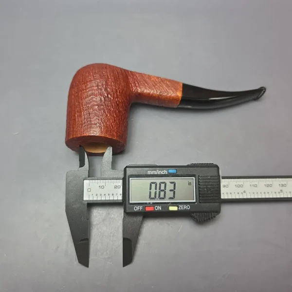 Savinelli Hand Made Sandblasted Freehand Estate Briar Pipe, Unsmoked, 6mm - Image 11