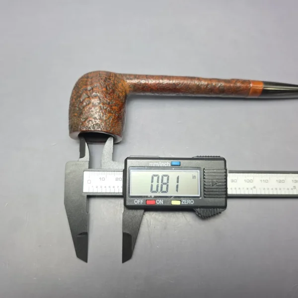 S&R Woodcrafters 49 XL Partially Sandblasted Canadian Estate Briar Pipe, American Estates - Image 10