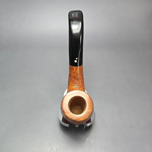 Luciano 2010 31 T Partially Sandblasted Bent Billiard Estate Briar Pipe, Unsmoked - Image 8