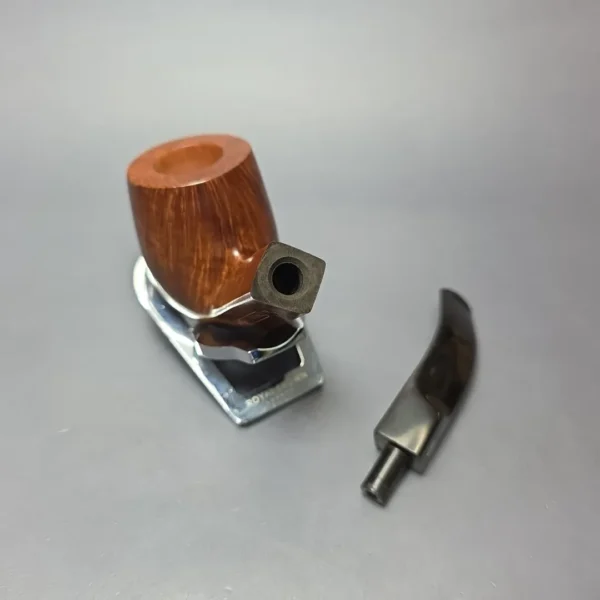 James Upshall P Grade EXL Smooth "89" Diamond Shank Bent Pot Estate Briar Pipe, Unsmoked - Image 12