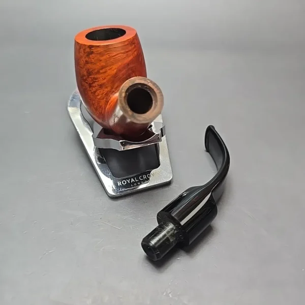 Calibano (Mastro de Paja) 107 C2 Smooth Bent Billiard Estate Briar Pipe, Unsmoked - Image 14