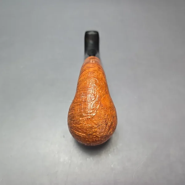 Luciano 2010 31 T Partially Sandblasted Bent Billiard Estate Briar Pipe, Unsmoked - Image 9