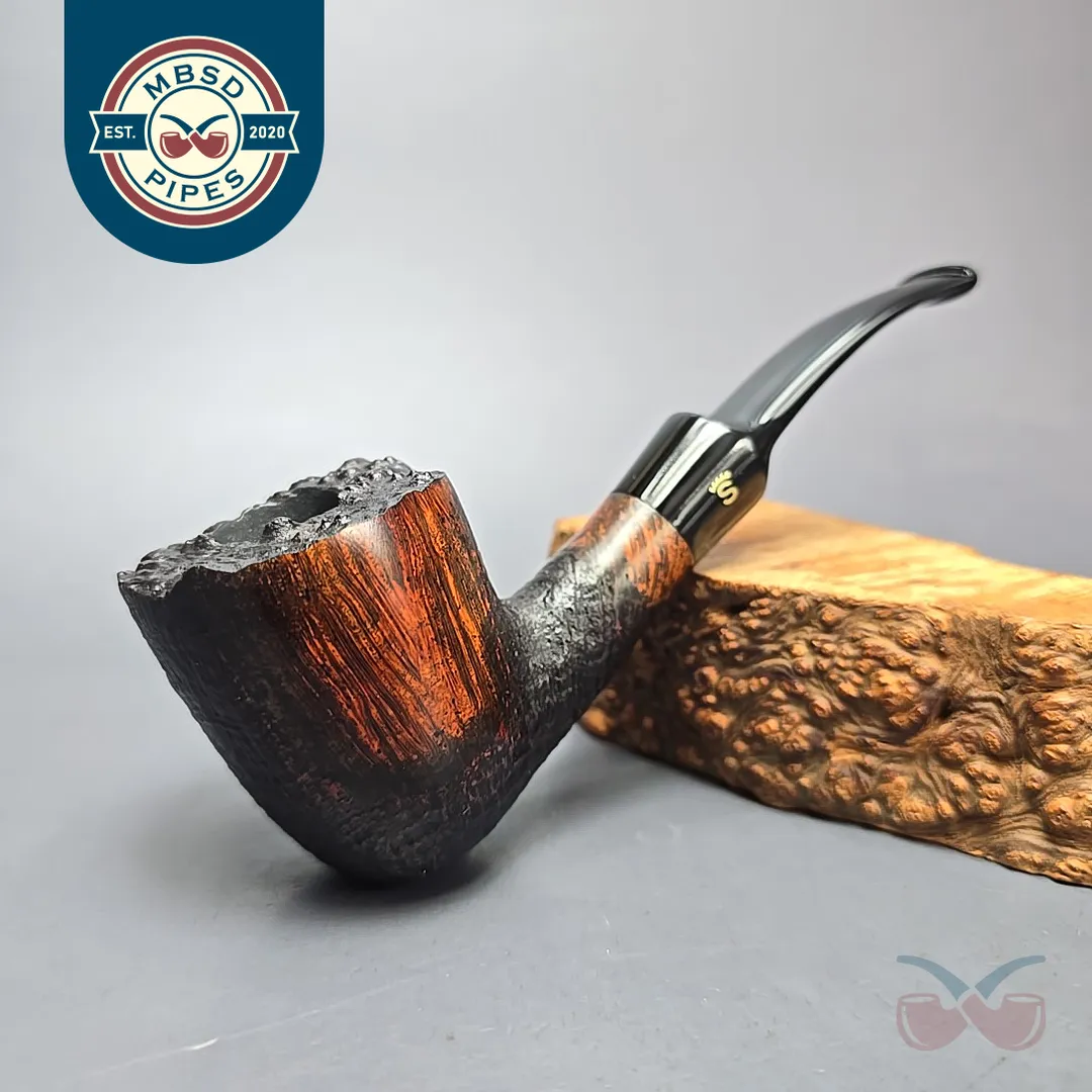 Stanwell Pre-2010 Vario Partially Sandblasted Dublin Estate Briar Pipe, Unsmoked