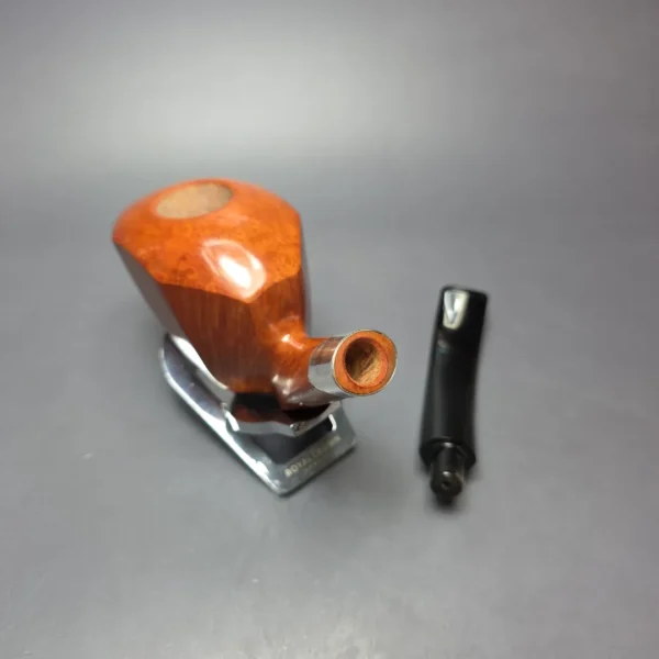 L'Anatra Nirvana Fiammata XXL Smooth Panel Dublin w/ Silver Estate Briar Pipe, Unsmoked - Image 10
