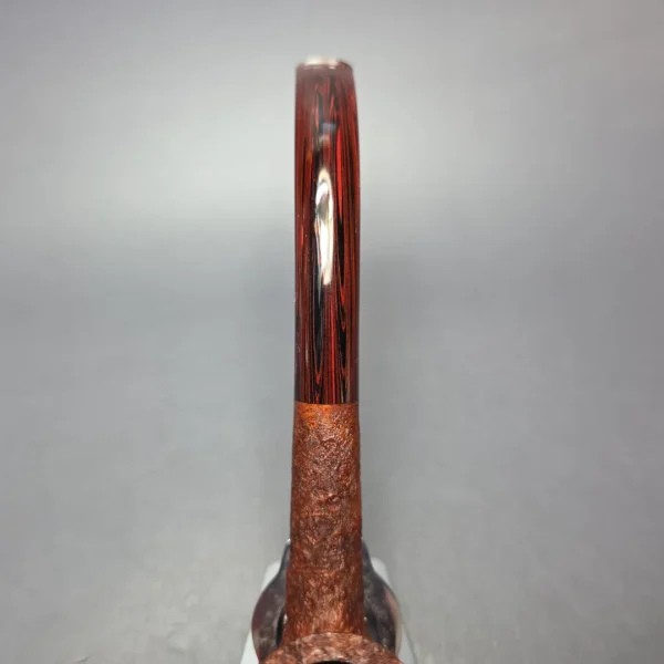 Pipe Tristan Magnum Contrast Sandblasted LC Bent Billiard Handmade Briar Pipe, New - Image 8