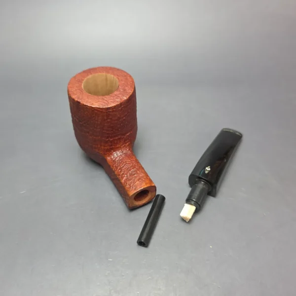 Savinelli Hand Made Sandblasted Freehand Estate Briar Pipe, Unsmoked, 6mm - Image 12