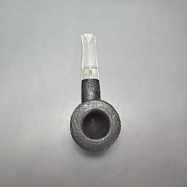 GBD Pre-1980s Prehistoric Conquest 9645 Sandblasted Dublin w/ Perspex Estate Briar Pipe, Unsmoked - Image 8