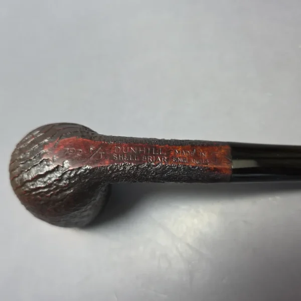 Dunhill 1973 Shell Briar 792 Sandblasted Billiard Estate Briar Pipe, English Estates - Image 11