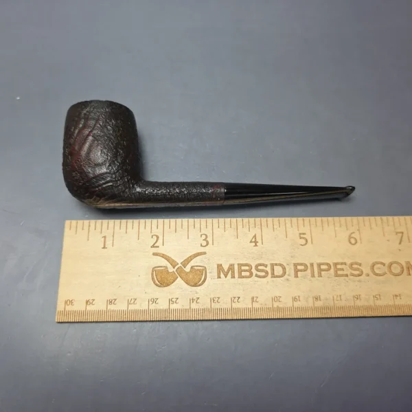 Dunhill 1973 Shell Briar 792 Sandblasted Billiard Estate Briar Pipe, English Estates - Image 12