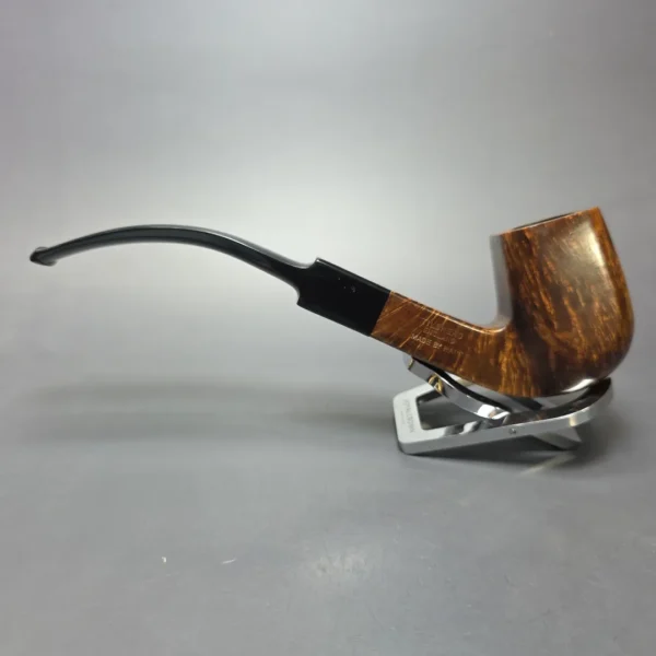 James Upshall P Grade EXL Smooth Panel Bent Billiard Estate Briar Pipe, Unsmoked - Image 4