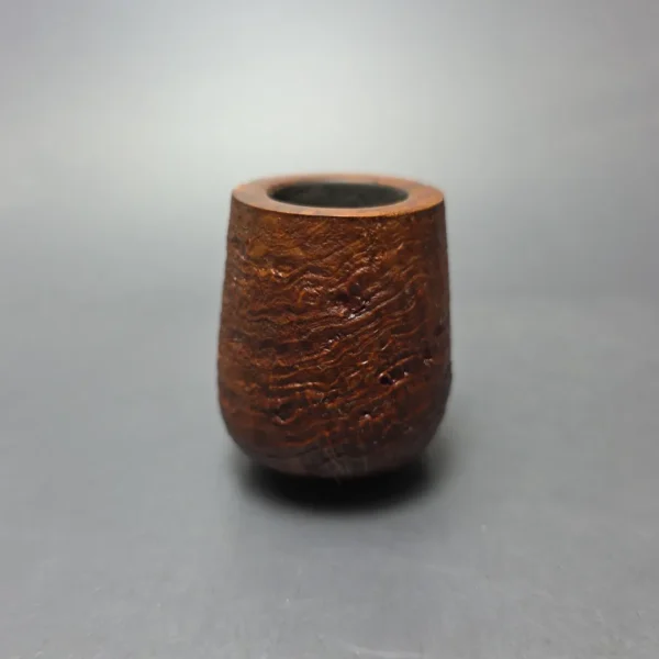 RD Pipes by Ron Powell Partially Sandblasted Brandy w/ Aluminum Estate Briar Pipe, American Estates - Image 12