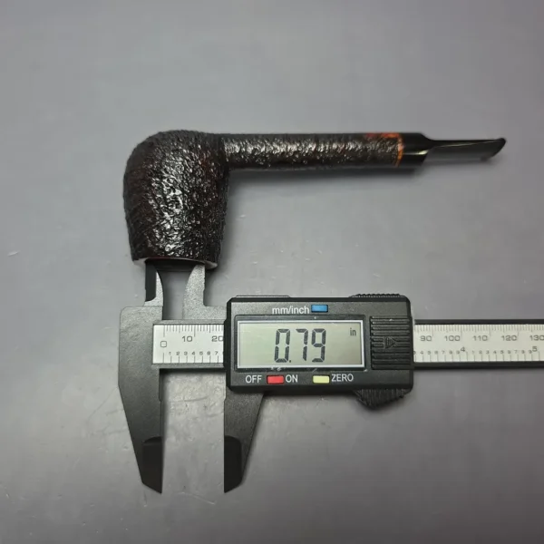 Tom Eltang Saturn Grade Partially Sandblasted Lovat Estate Briar Pipe, Unsmoked - Image 11