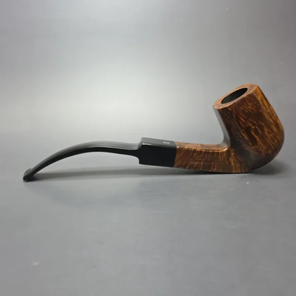 James Upshall P Grade EXL Smooth Panel Bent Billiard Estate Briar Pipe, Unsmoked - Image 6