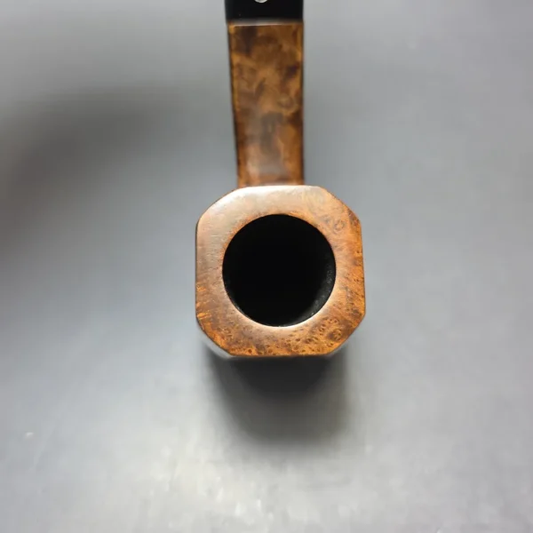 James Upshall P Grade EXL Smooth Panel Bent Billiard Estate Briar Pipe, Unsmoked - Image 9