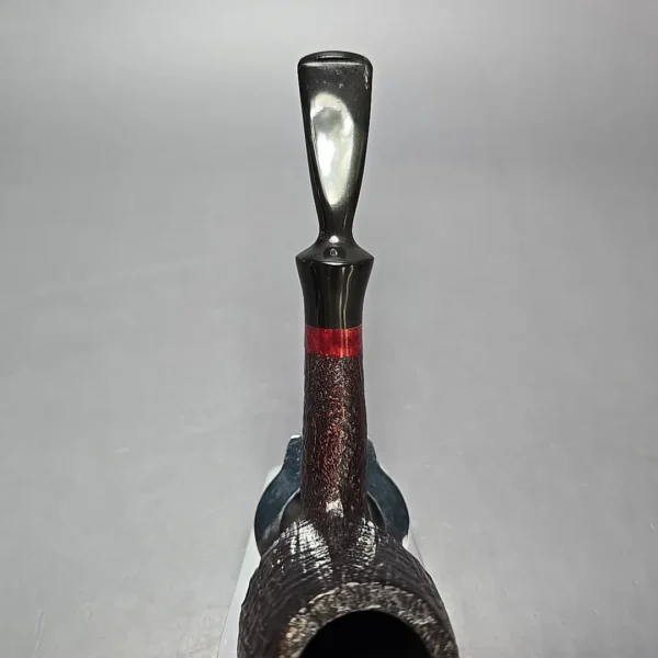 Johs Sandblasted Brandy Estate Briar Pipe, Unsmoked - Image 7