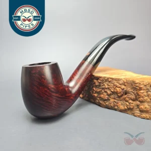 Calibano (Mastro de Paja) 107 C3 Smooth Bent Billiard Estate Briar Pipe, Unsmoked