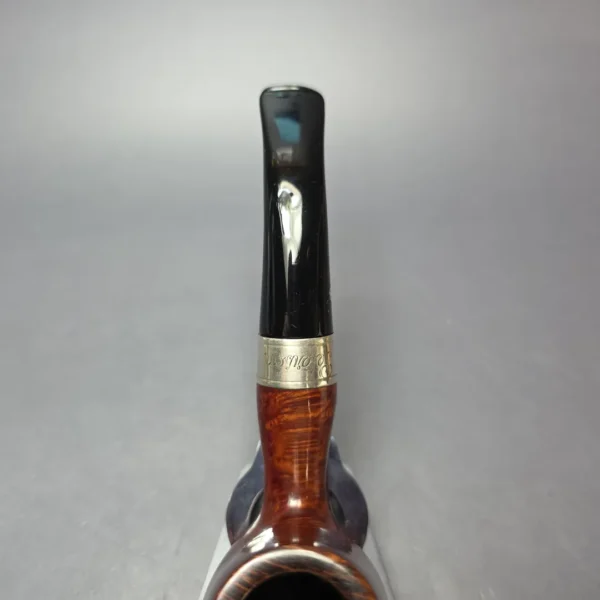 Peterson 2009 Pipe of the Year Smooth Brandy w/ Silver Estate Briar Pipe, Irish Estates, 9mm - Image 6