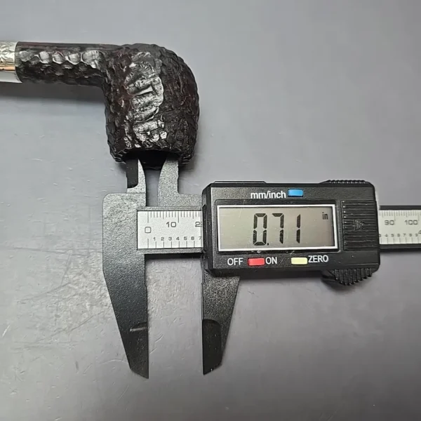Peterson 2025 St Patrick's Day 103 Rusticated Billiard Estate Briar Pipe, Unsmoked - Image 4